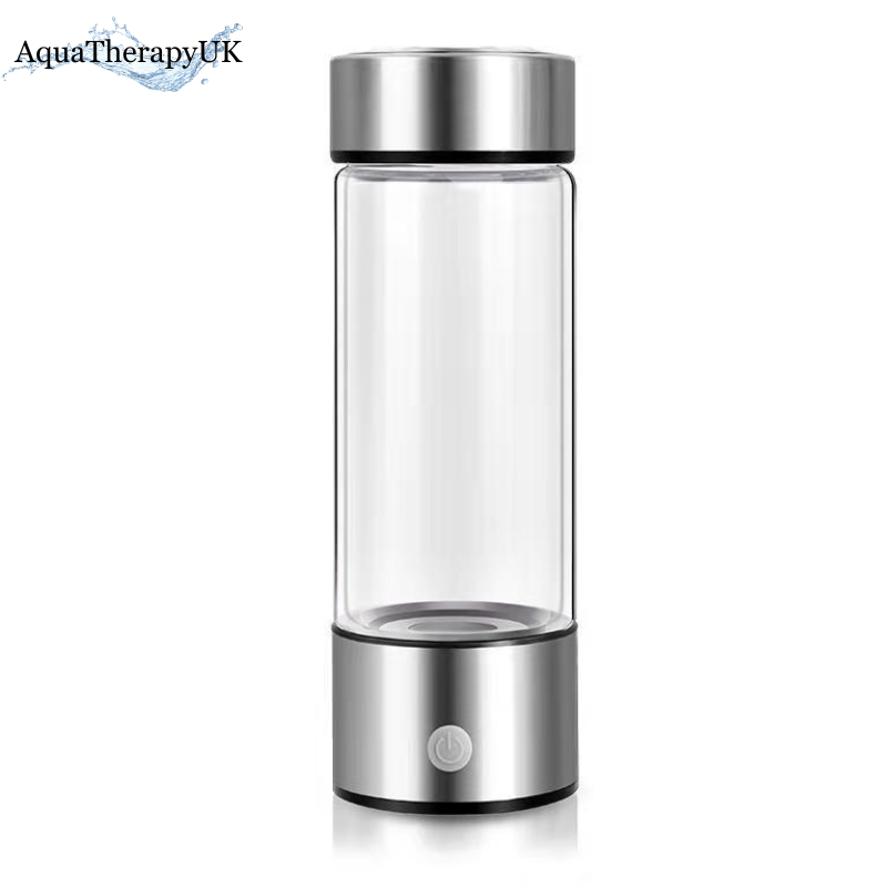 Silver Hydrogen Water Bottle