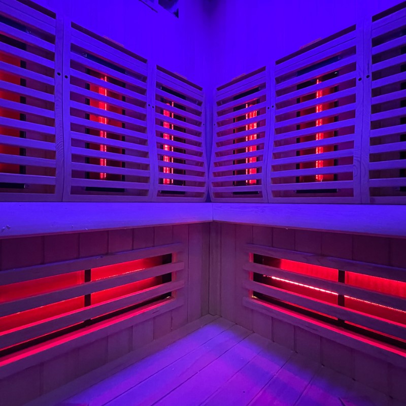 2 Person Infrared Indoor Corner Sauna Leg Heaters