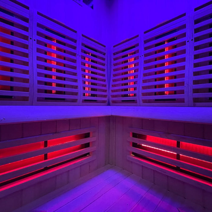 2 Person Infrared Indoor Corner Sauna Leg Heaters