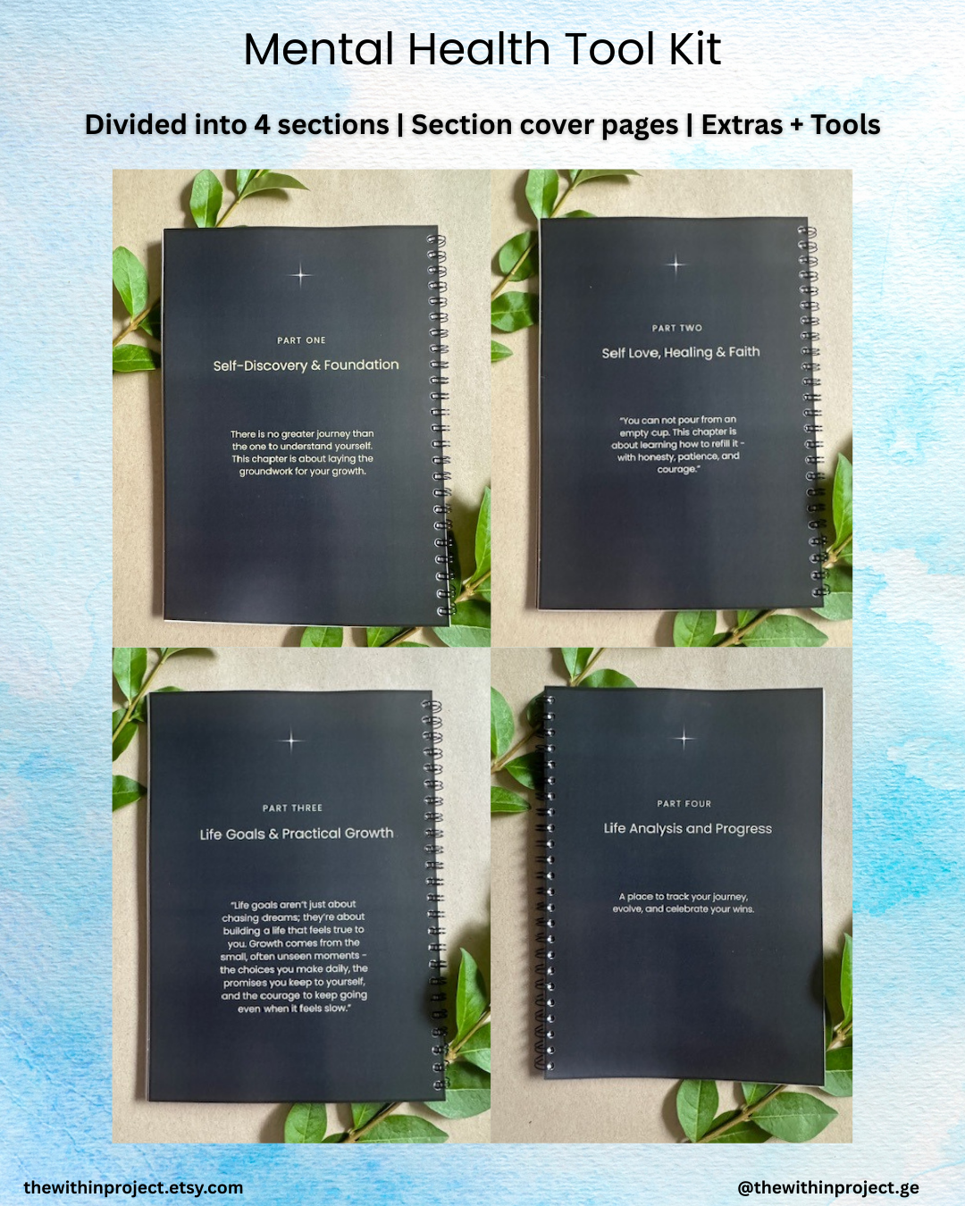 Within Journal — A Guided Journal for Emotional Healing