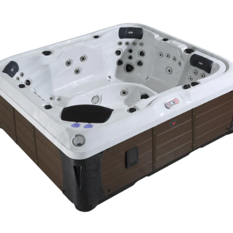 swim spa with hot tub