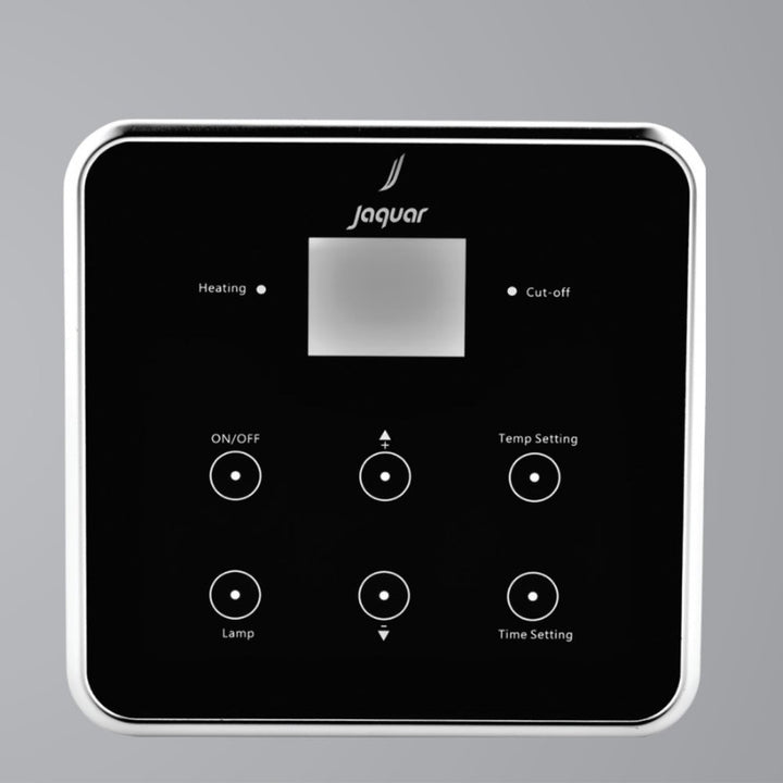 Black Jaquar Mid Series Square Steam Generator Control Panel