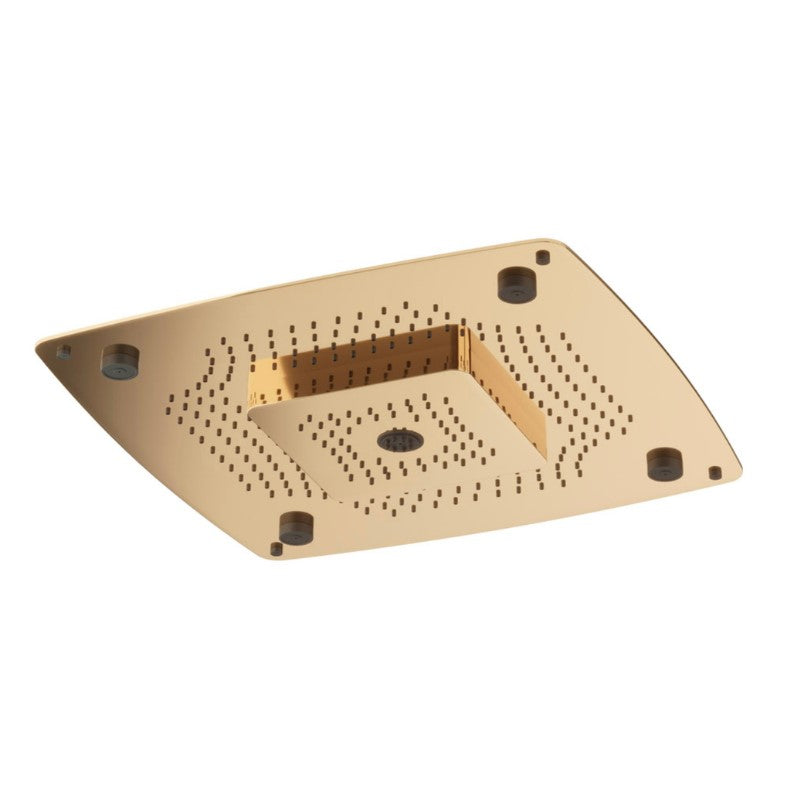 Full Gold Rainjoy 4 Function Shower Head 500x500mm