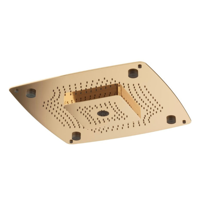 Full Gold Rainjoy 4 Function Shower Head 500x500mm