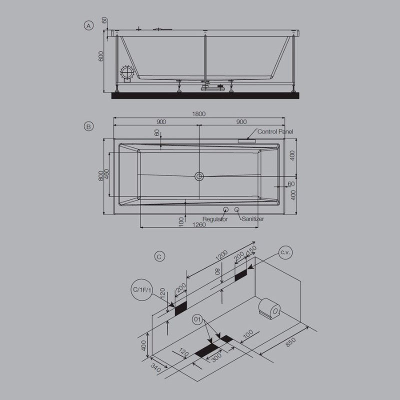 bathtub design