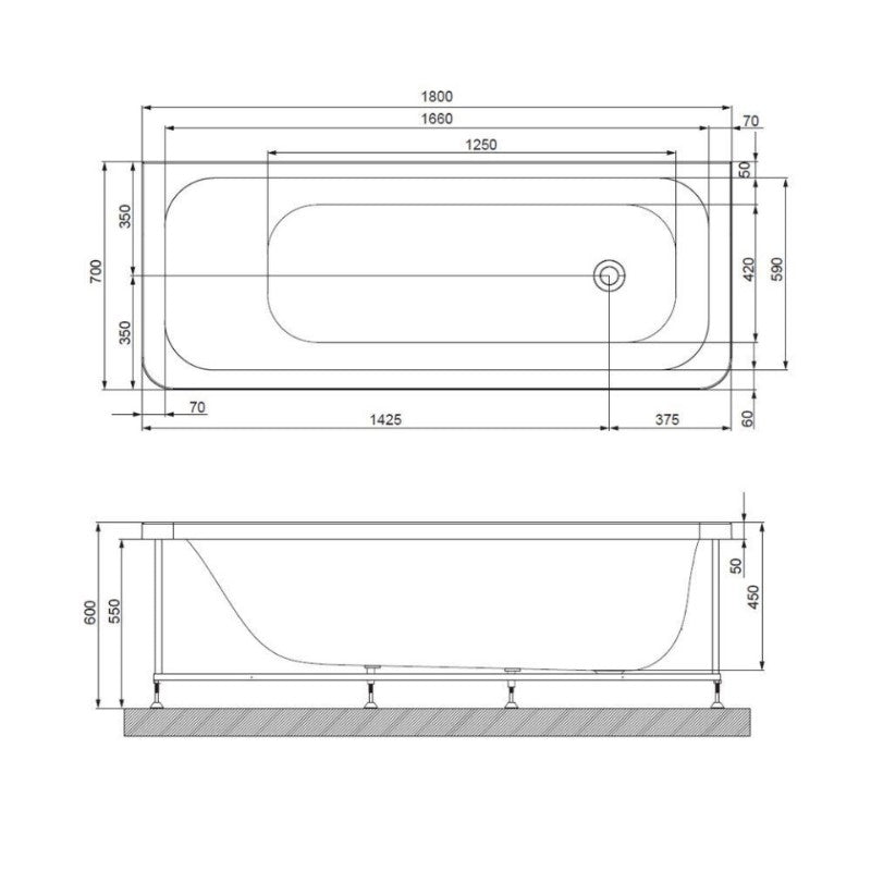 Built-In Bathtub