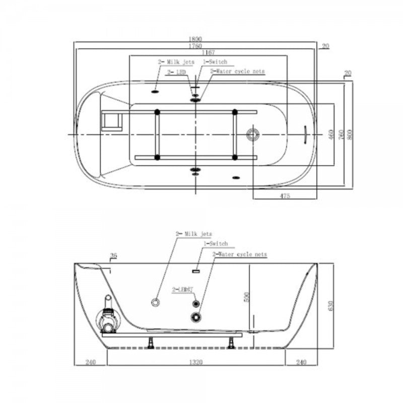 oxypool bath tub