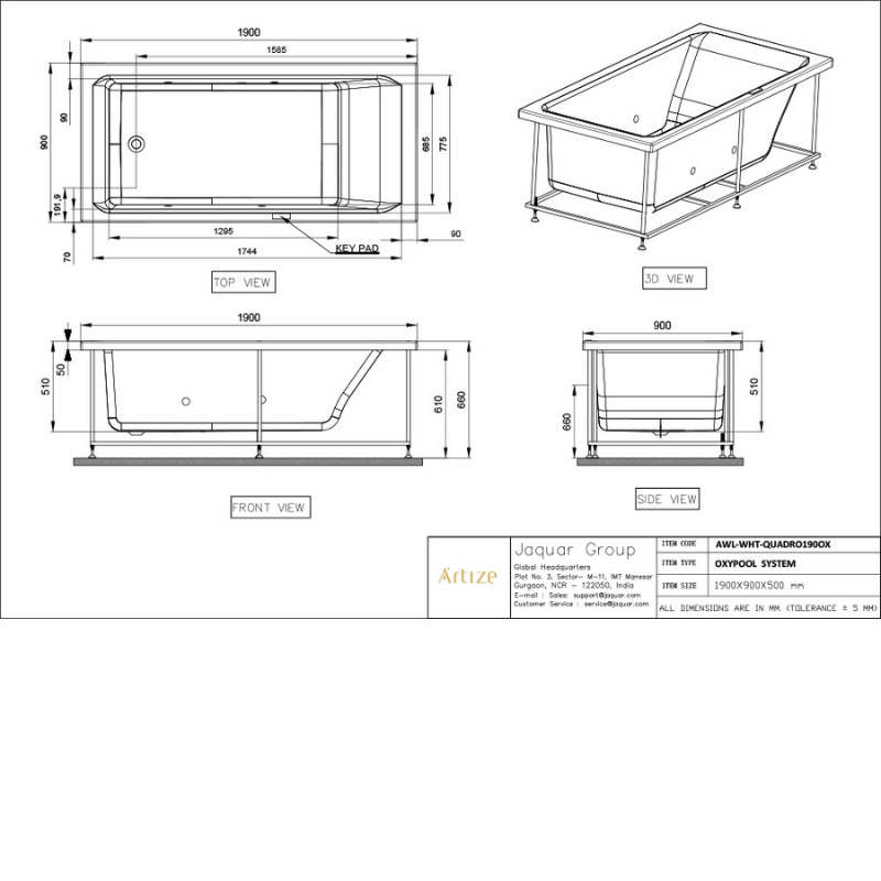 Built-in Bathtub