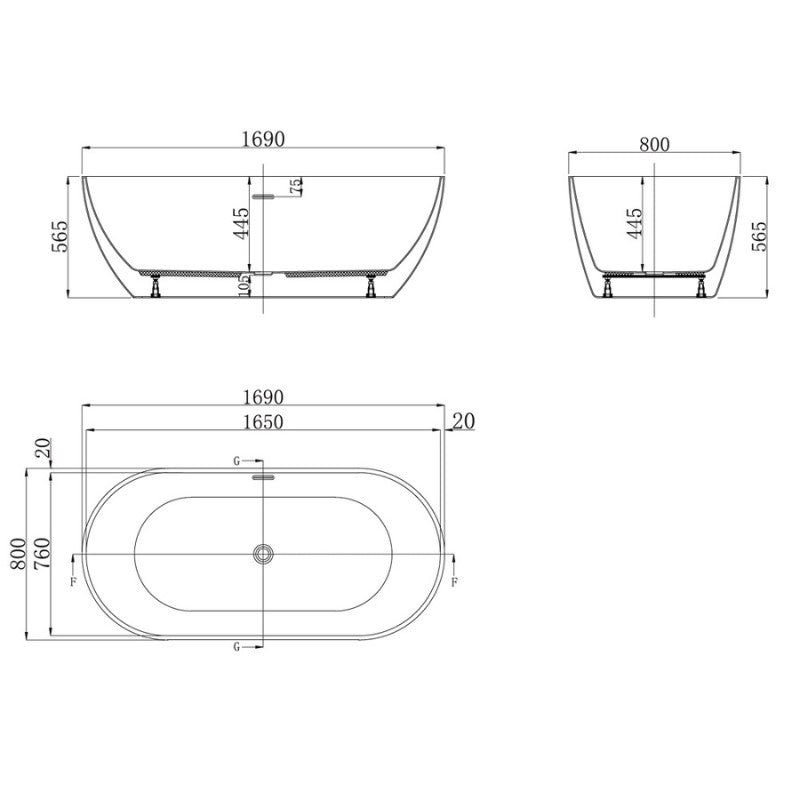 bath tub design