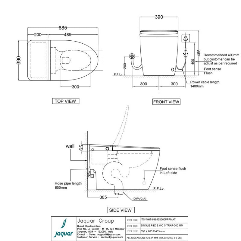 floor standing toilet